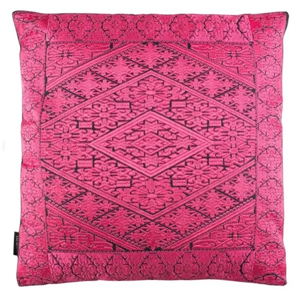 Safavieh Other - NEW Safavieh LILA Pink & Blue Pillow Cover Embroidered Brocade Velvet 20" x 20"